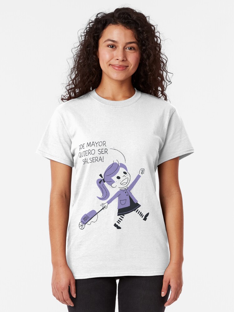 Vista alternativa de Camiseta clásica Niña salsera