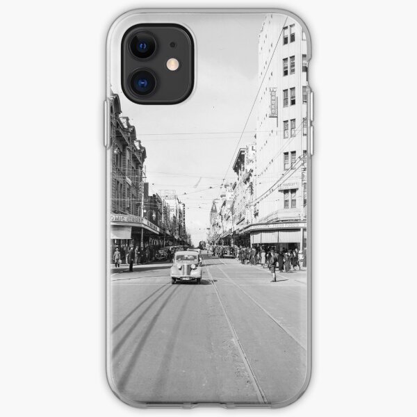 Hay Street, Perth, 1941, State Library of Western Australia iPhone Soft Case