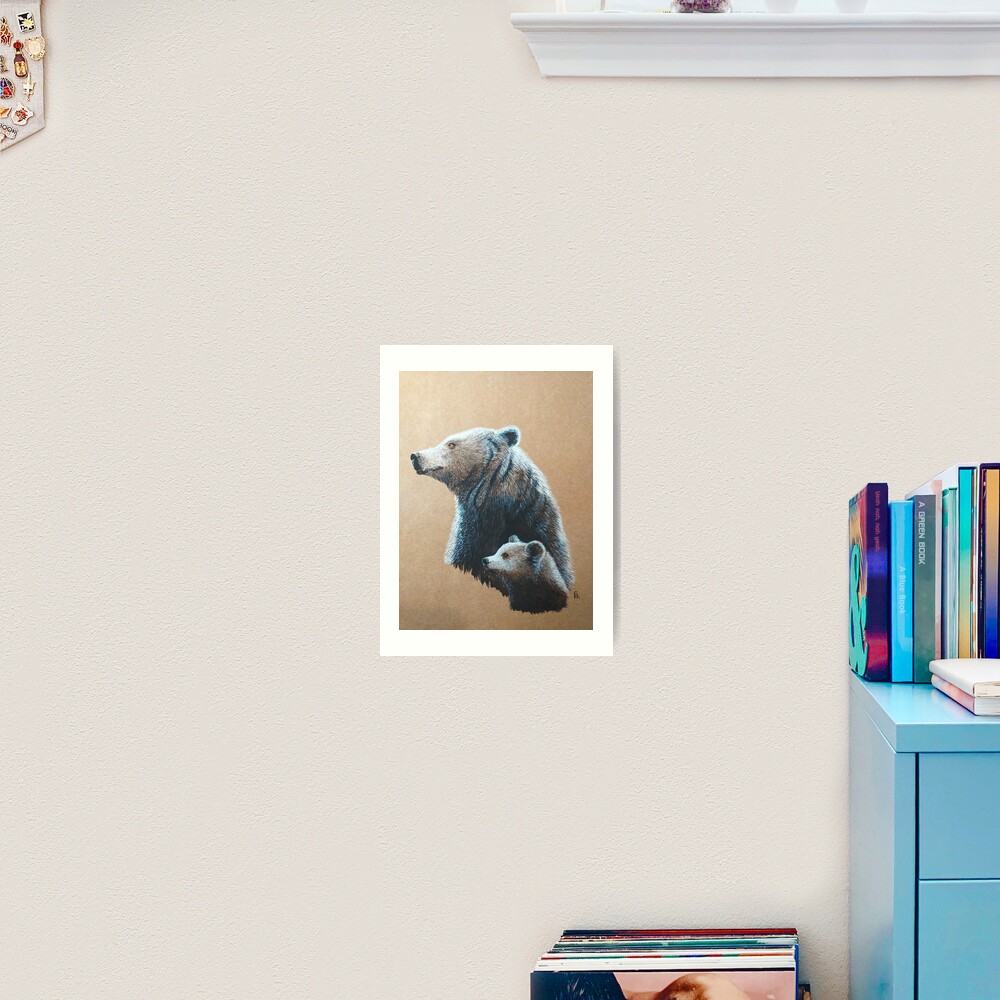 Dipper and Bear Art Print