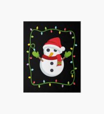 OMG Santa Coming Art Board Print