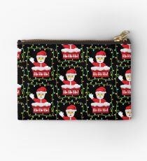 OMG Santa Coming Zipper Pouch