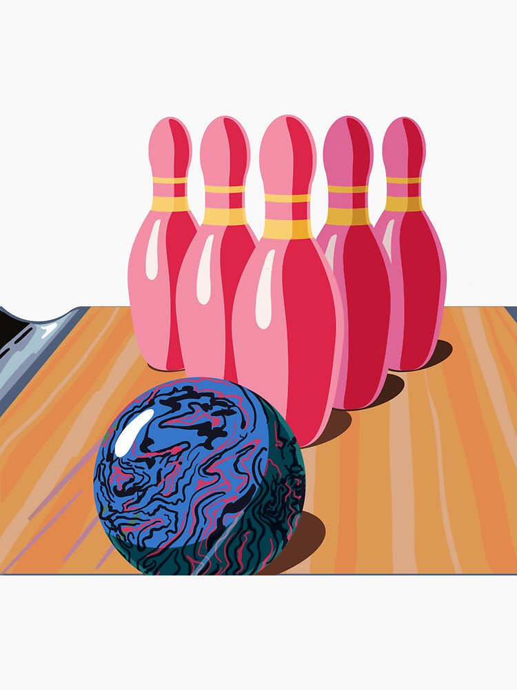 Bowling Ball & Pins by a-roderick