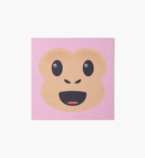 Emoji Monkey Art Board Print