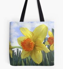 Sunlight on the Daffodils Tote Bag