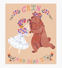 Grin and Bear It Photographic Print