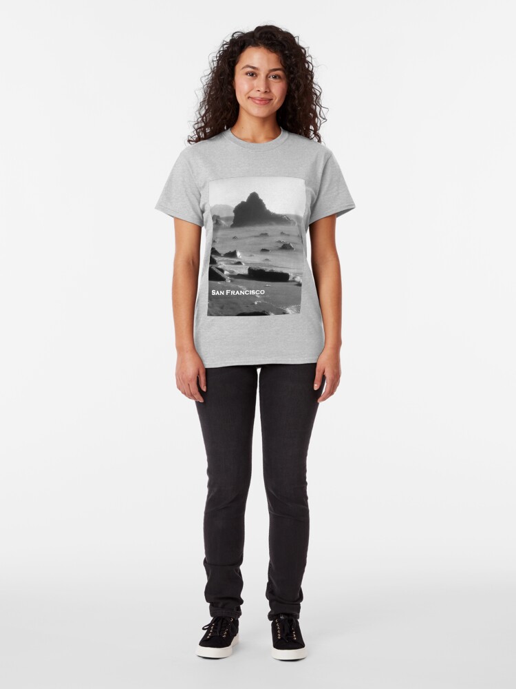 Alternate view of Marshall's Beach, San Francisco Classic T-Shirt