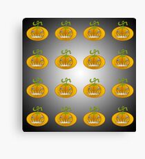 Scary jack o lantern. Canvas Print
