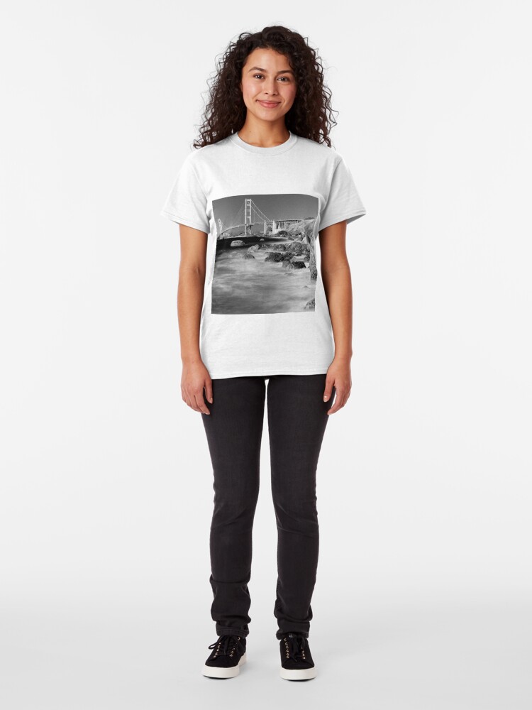 Alternate view of Marshall's Beach, San Francisco Classic T-Shirt