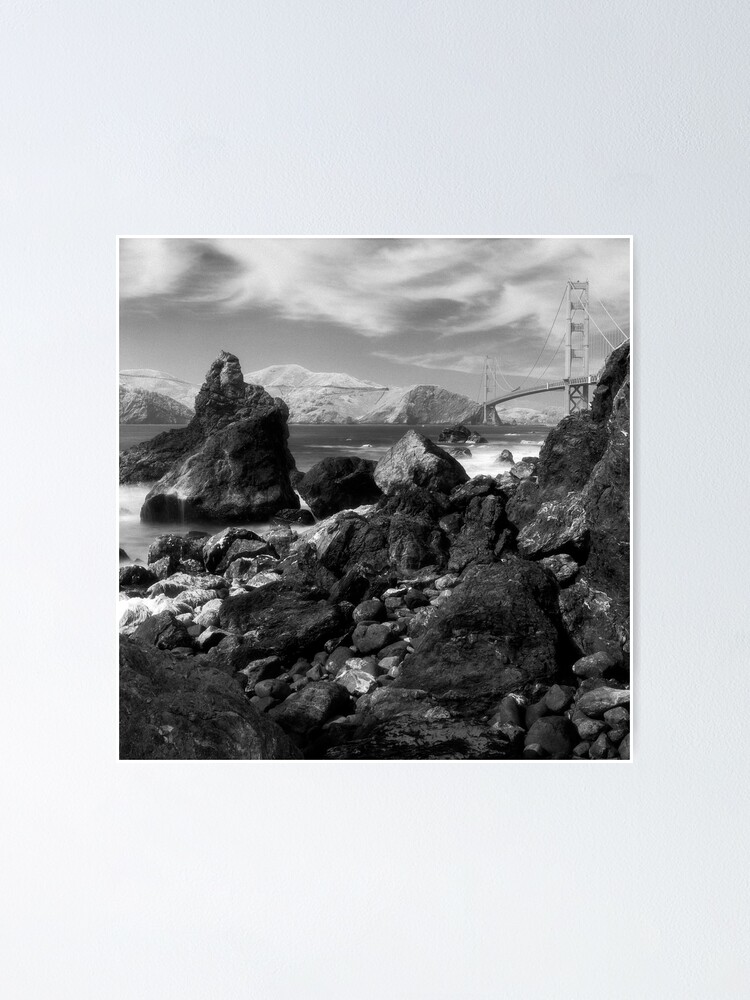 Alternate view of Marshall's Beach, San Francisco Poster