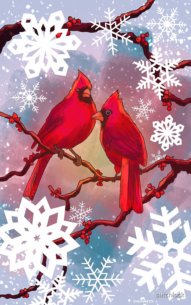 two-red-birds-by-stitchlock-redbubble