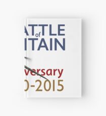Battle of Britain poster white version Hardcover Journal