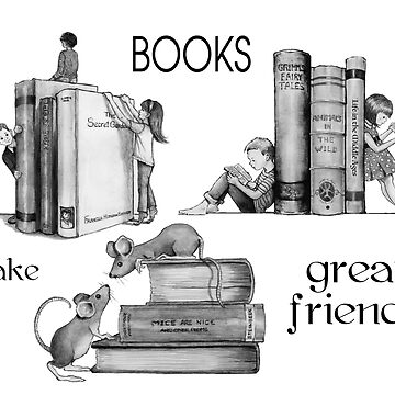 Books and KIDS, Girl and Boy with Big Books, Pencil Art, Encourage Reading  Spiral Notebook for Sale by Joyce Geleynse