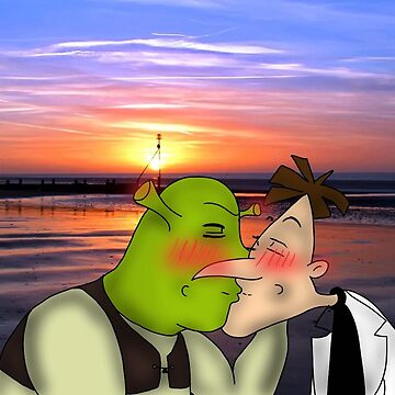 Shrek Kiss-cut Stickers -  Denmark