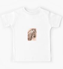 Haflinger Horse Mare portrait Kids Tee