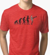 Evolution of Bean Tri-blend T-Shirt