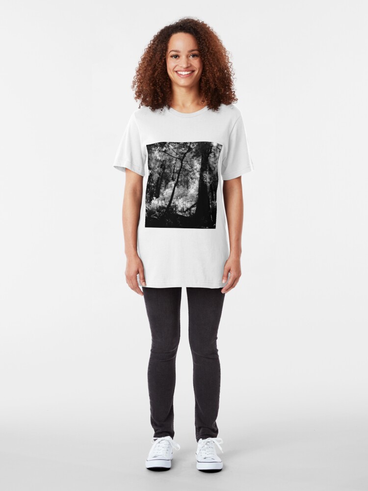 Alternate view of Hillside Trail, Muir Woods National Monument Slim Fit T-Shirt