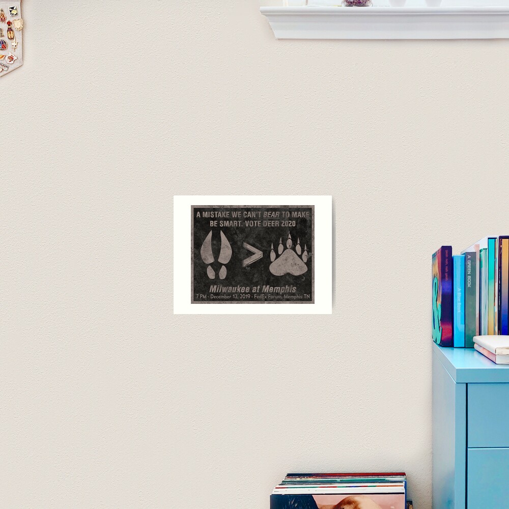 A Mistake We Can't Bear To Make Art Print