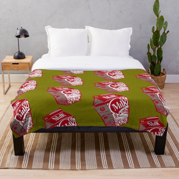 Quality Checked Milk Carton Throw Blanket