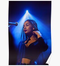 Blue lights Poster