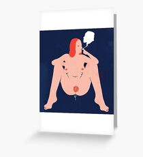 Lady Greeting Card