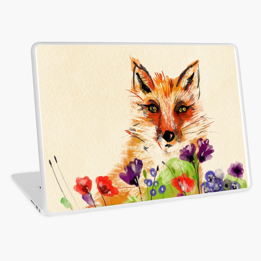A fox in my garden Laptop Skin
