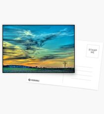 May Sunset in North Dakota Postcards