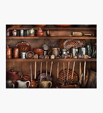 Chef - What I found in a cabinet Photographic Print