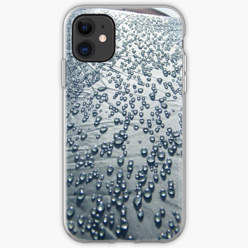 Rain on tent iPhone Case & Cover