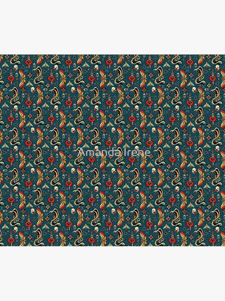 Blue Bold Eyes Pattern by IrenesGoodies