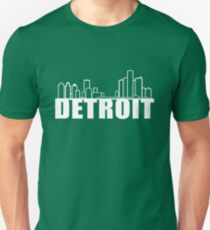 Detroit skyline Unisex T-Shirt