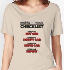 Mighty Mods Check List Women's Relaxed Fit T-Shirt