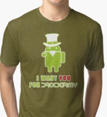 Droidarmy: Propaganda Tri-blend T-Shirt