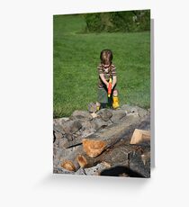 Junior Fire Fighter!!! Greeting Card