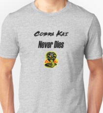 Cobra Kai Never Dies Slim Fit T-Shirt