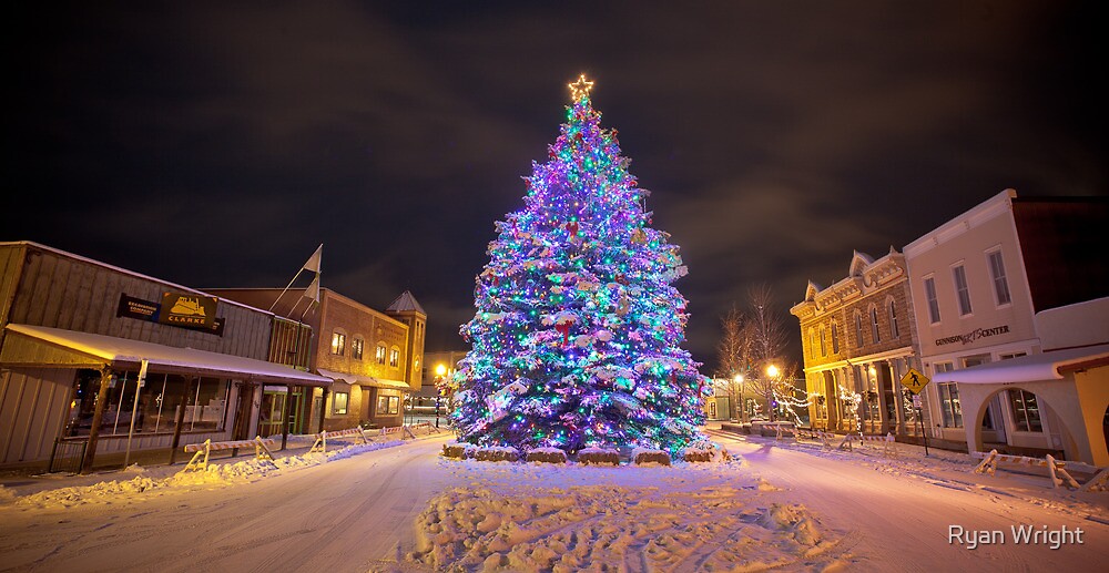 "Idyllic Christmas, Gunnison, Colorado" by Ryan Wright Redbubble