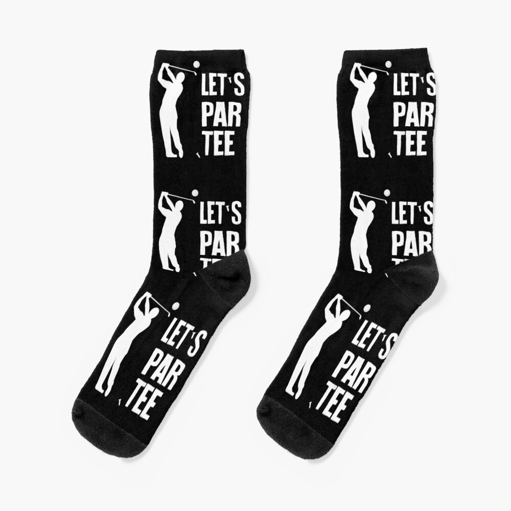 Let's Par Tee- Golf Lovers Gifts Socks