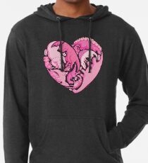 Liebesasaurus Leichter Hoodie