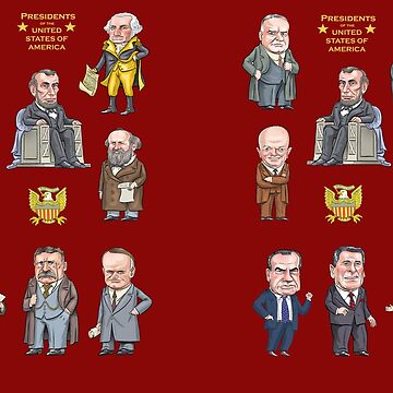 Artwork thumbnail, Republican Presidents of the United States by MacKaycartoons