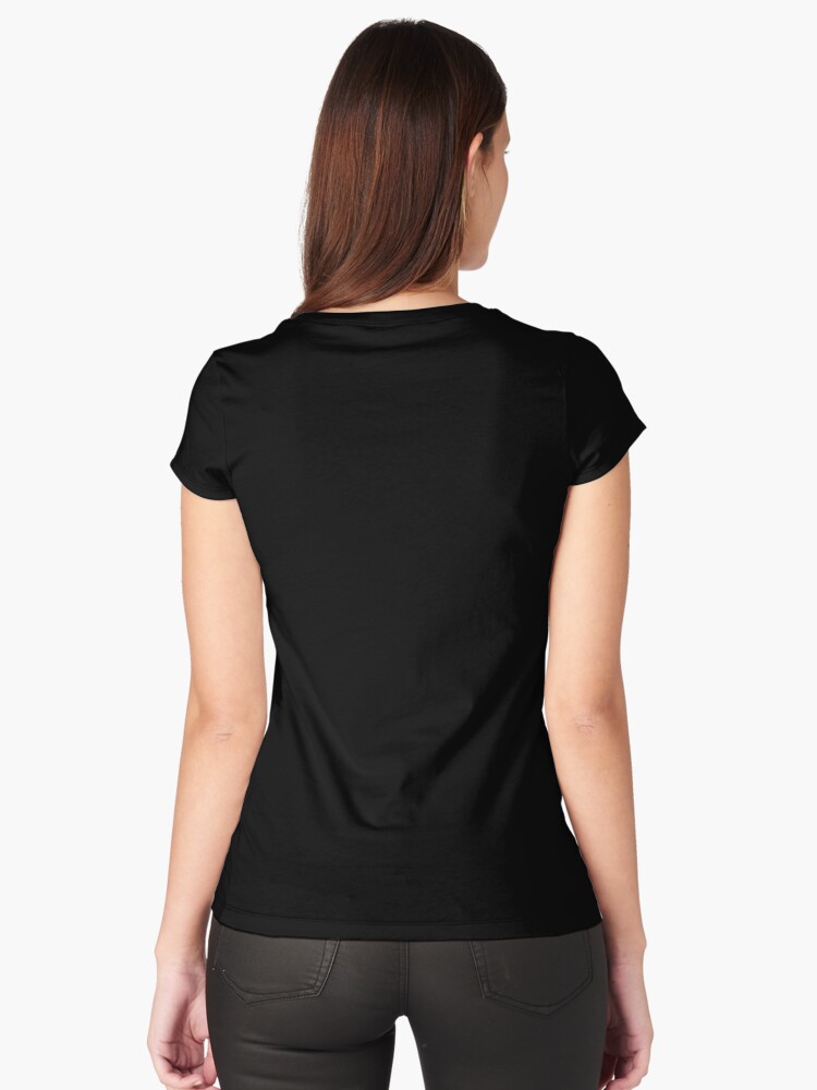 Alternate view of Cute Evil Kitties by Nicola Milan Fitted Scoop T-Shirt