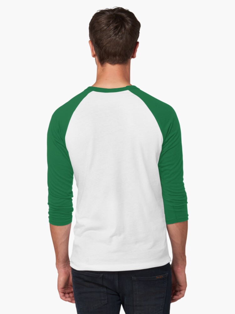 Alternate view of Megaphone Girl Baseball ¾ Sleeve T-Shirt