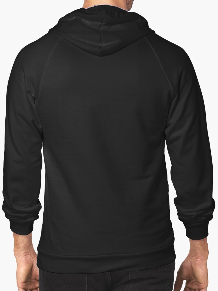 Alternate view of Medicare for All - Yellow Bungee Text Zipped Hoodie