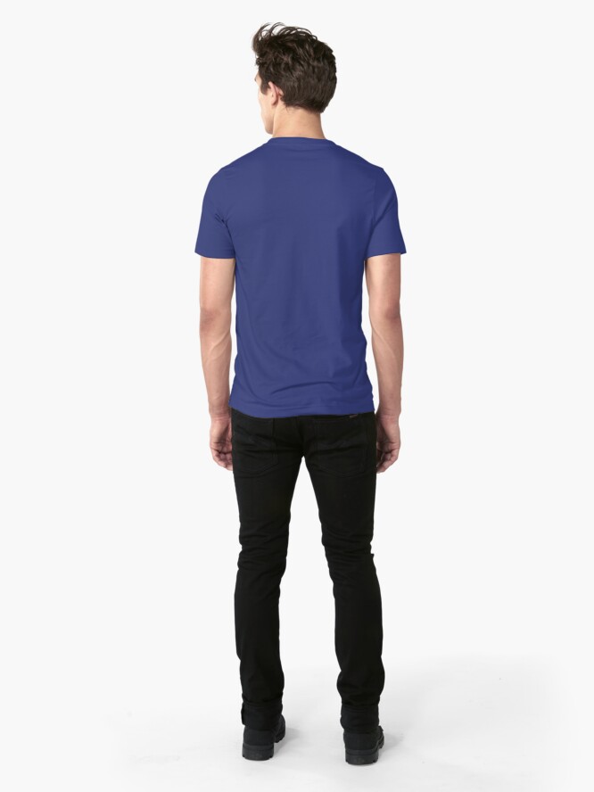 Alternate view of INSPIRATIONAL STEPPING STONE PATH TO SUCCESS Slim Fit T-Shirt