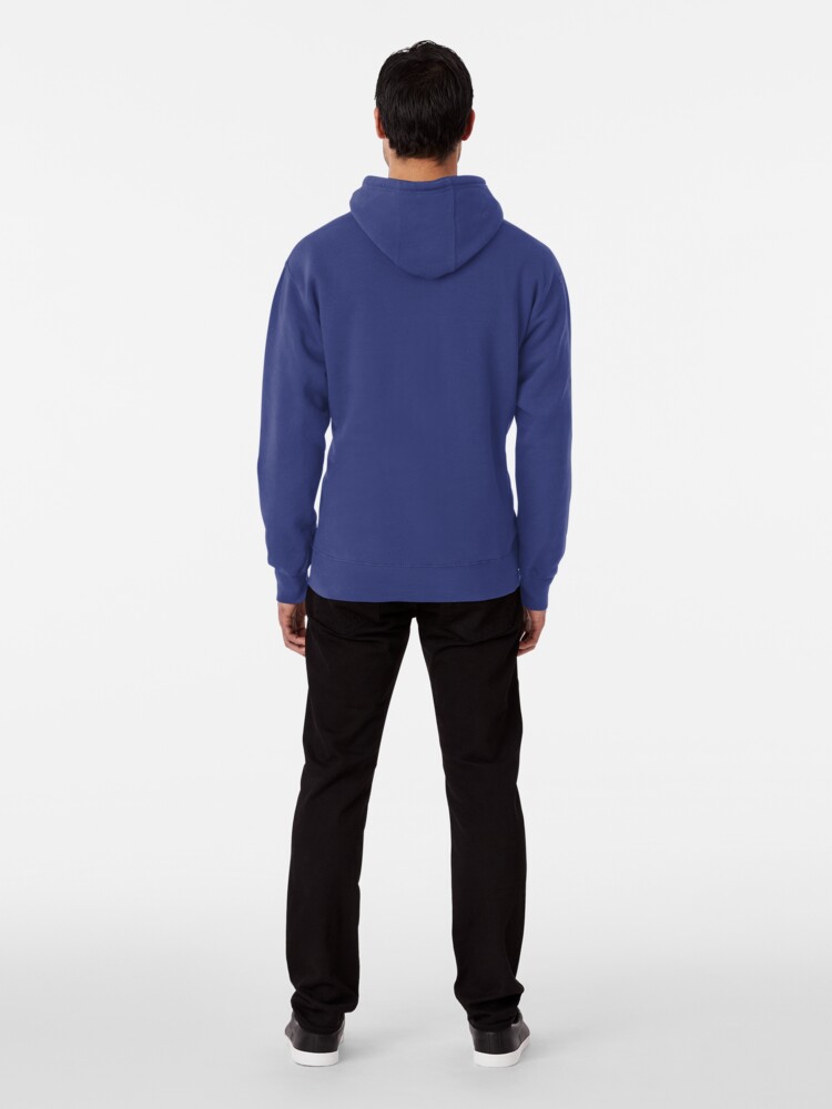 Alternate view of Polar bear in the icy dawn Pullover Hoodie